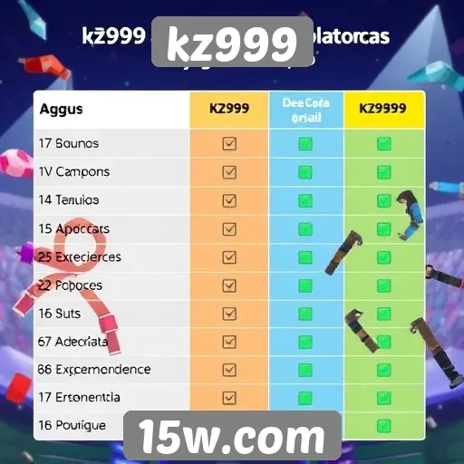 Comparação entre kz999 e outras plataformas de jogos